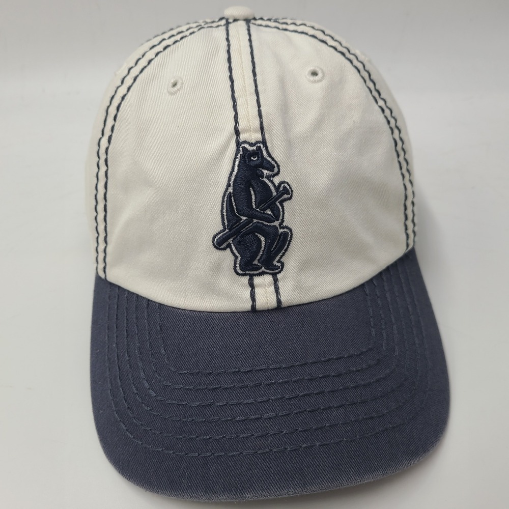Chicago Cubs Hat Fitted XL 47 Brand Franchise White Blue Cooperstown Collection‎